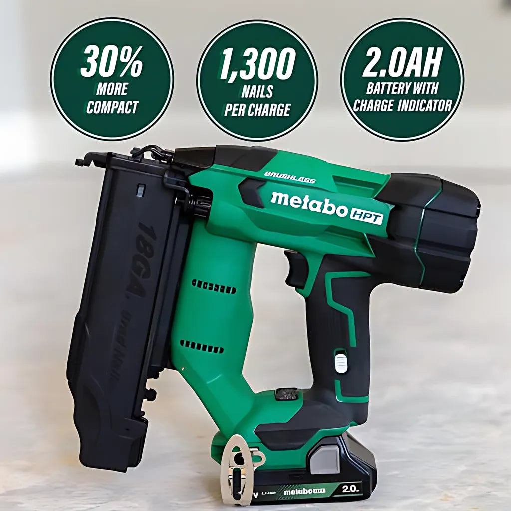 18V Cordless 18 Gauge Compact Brad Nailer (Tool Body Only)-NT1850DFQ4M-174