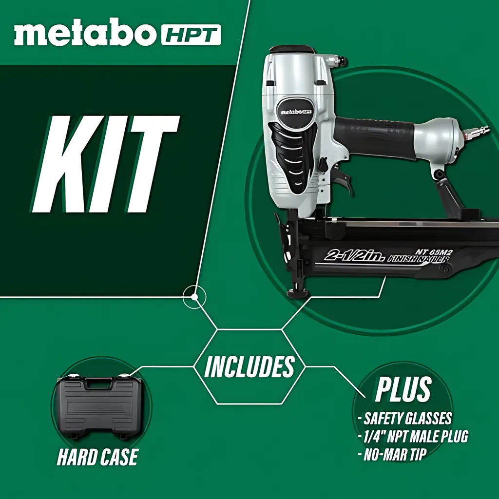2-1/2 In. 16 Gauge Finish Nailer (With Air Duster)-NT65M2SM-654