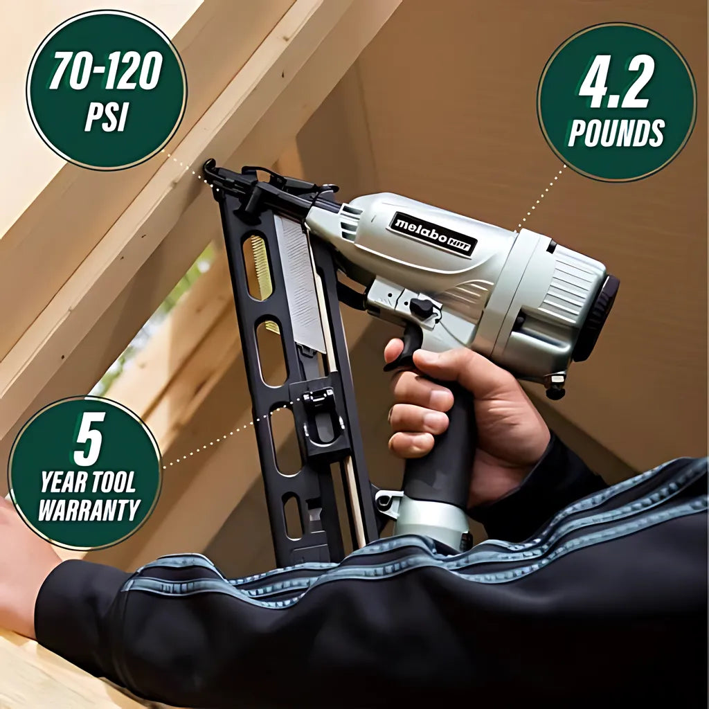 2-1/2 In. 15-Gauge Angled Finish Nailer With Air Duster | Nt65Ma4-NT65MA4M-760