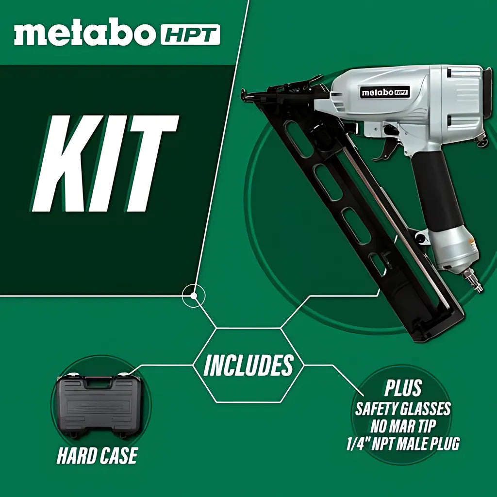 2-1/2 In. 15-Gauge Angled Finish Nailer With Air Duster | Nt65Ma4-NT65MA4M-761