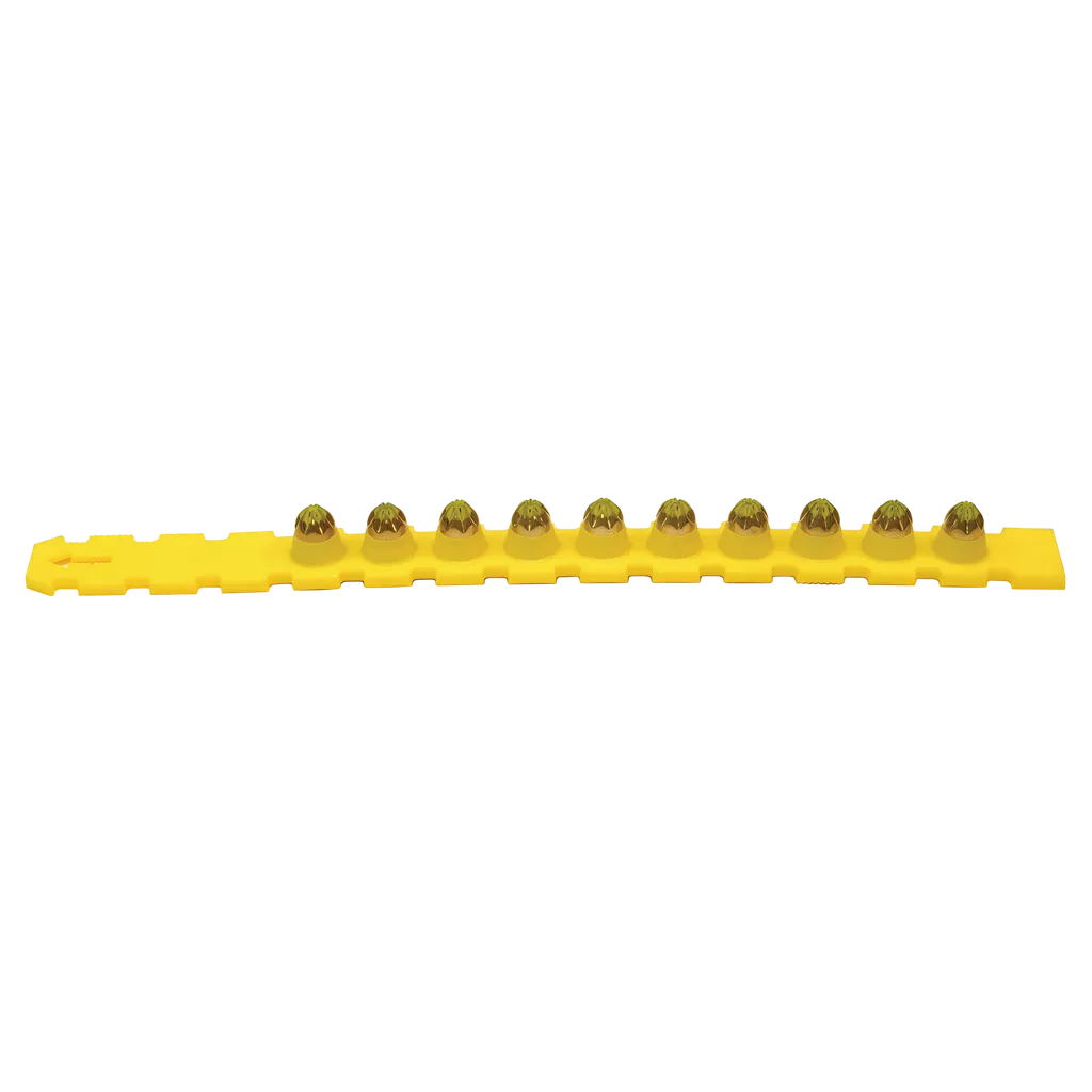 P27Sl 0.27-Caliber Plastic, Imported 10-Shot Strip Load, Yellow (100-Qty)-P27SL4B-SP5524-5927