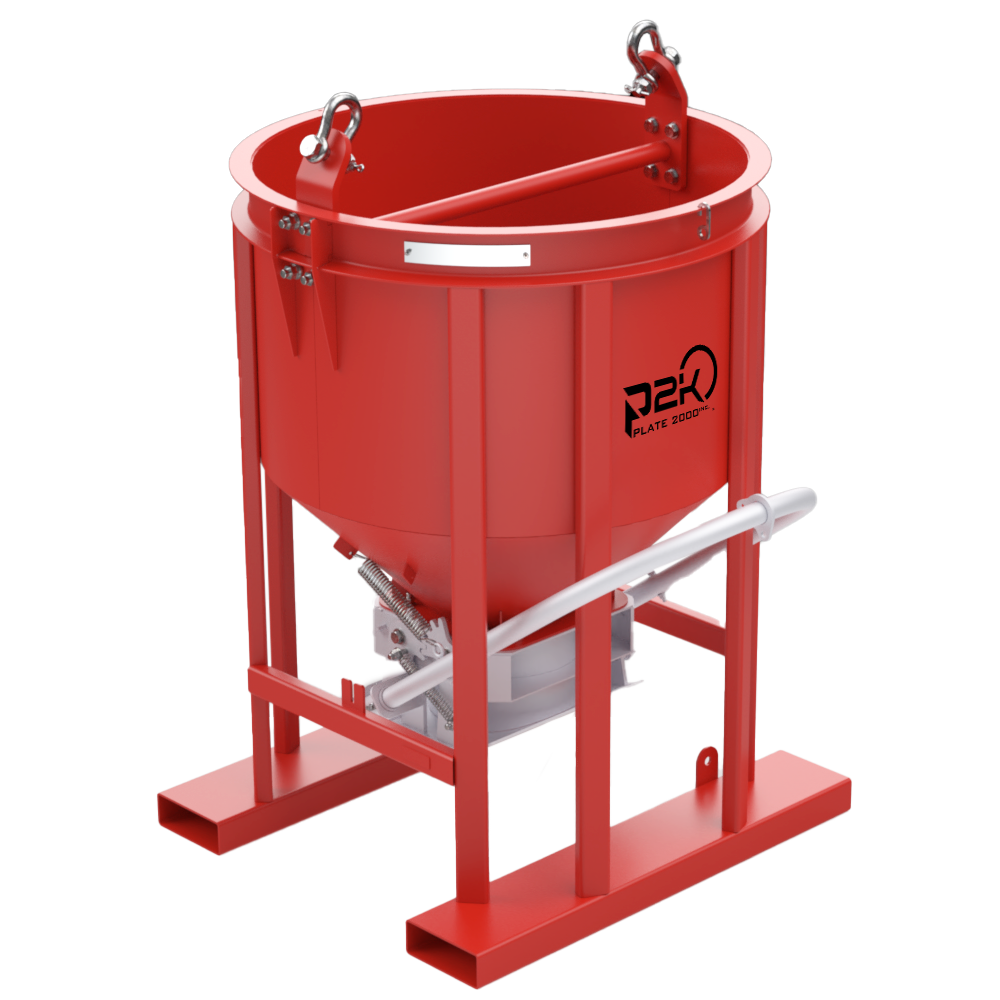 Plate 2000 Steel Concrete Bucket - 3/4 Cubic Yard - product image