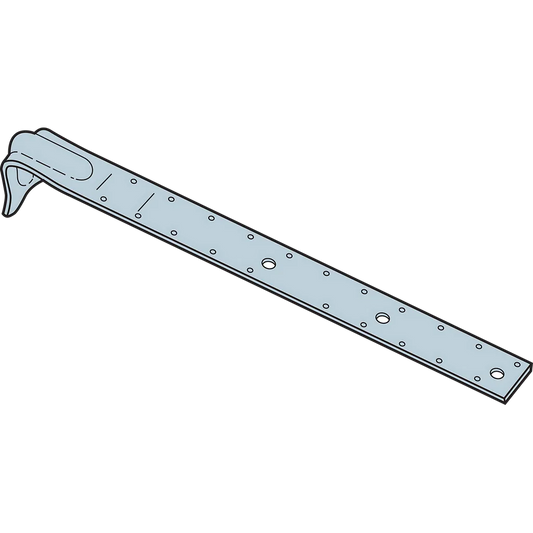 Pa 23-3/4 In. 12-Gauge Galvanized Purlin Anchor-PA23-R-SP274-384