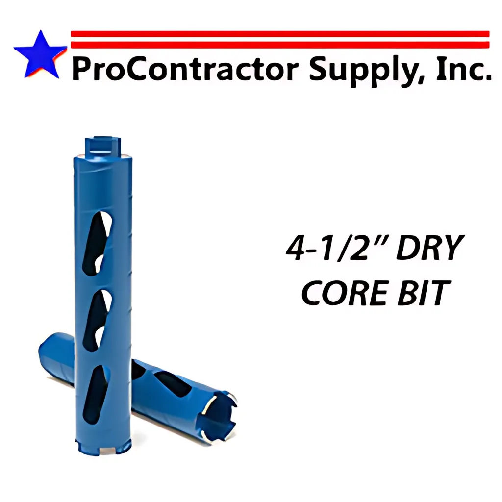 4.5" Pro Series Dry Cutting Diamond Core Bit