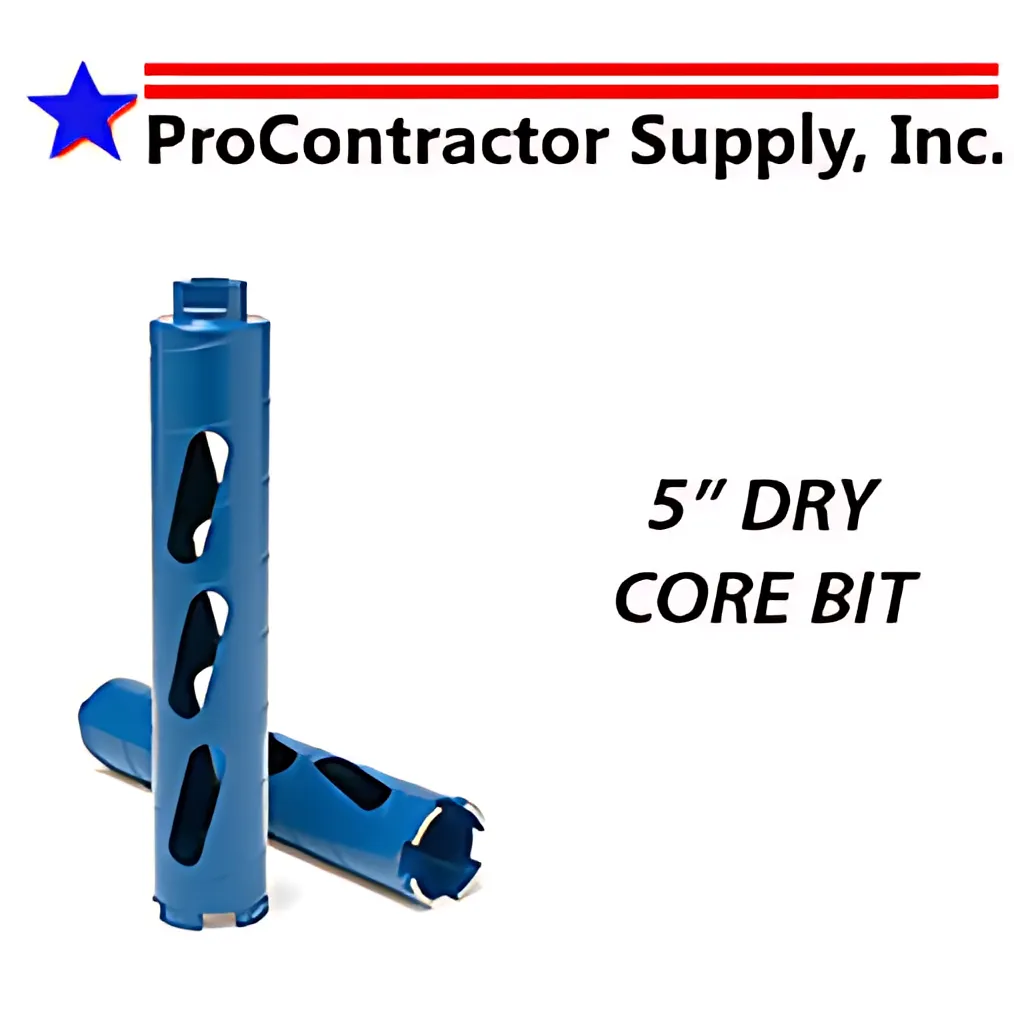 5" Pro Series Dry Cutting Diamond Masonry Core Bit