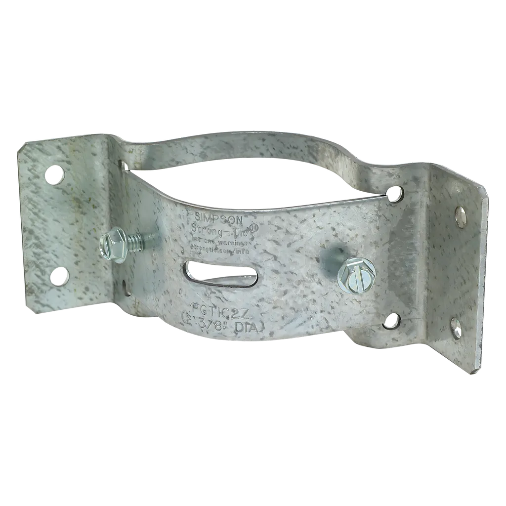 Pgtic Zmax® Galvanized Inside-Corner Pipe Grip Tie® For 2 In. Pipe (Pack Of 24)-PGTIC2Z-R-SP2524-2765