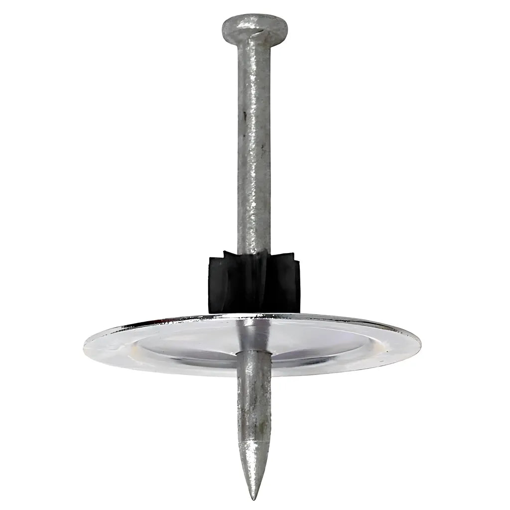 Pinw 3 In. Powder-Actuated Metal-Washered Pin For Insulation Board (50-Qty) (Pack Of 500)-PINW-300-SP5417-5813