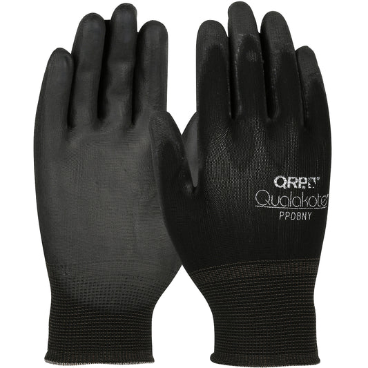 QRP PPDBNYL Seamless Knit Nylon Glove with Polyurethane Grip on Palm & Fingers