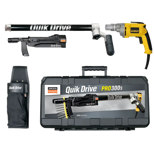 Quik Drive® Pro300Sg2 Decking System W/ Dewalt® 2500 Rpm Screwdriver Motor-PRO300SD25K-SP9338-9934