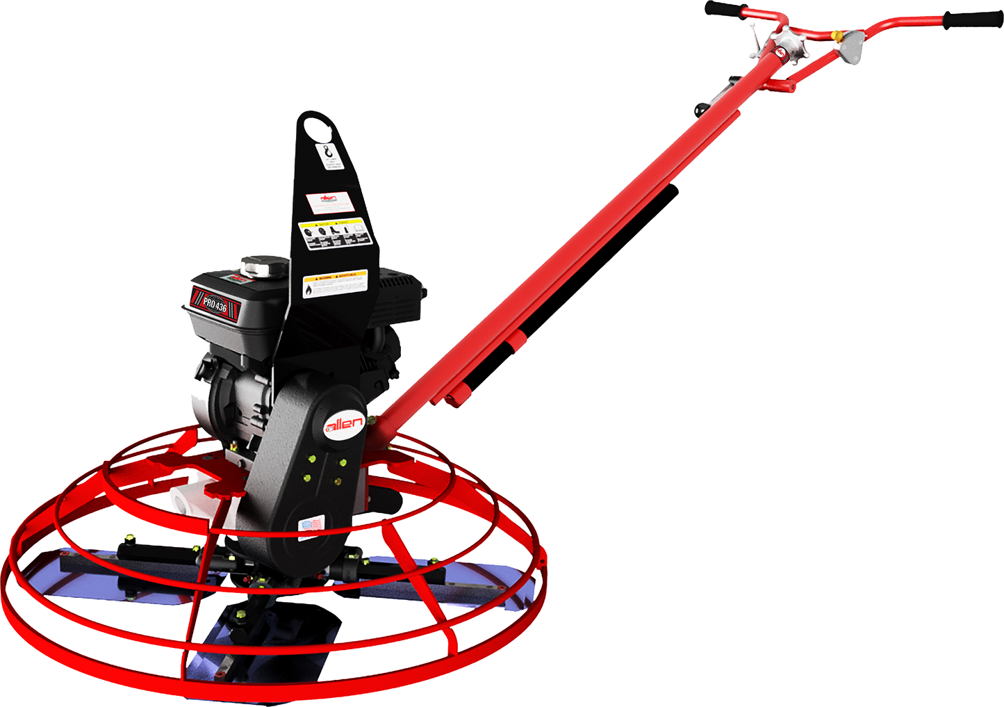 Walk behind trowel machine