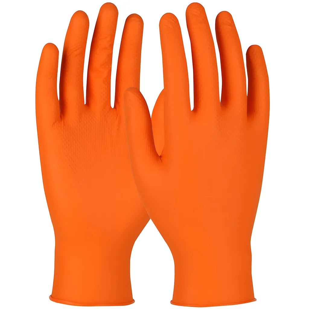 Qrp Qht09L Premium Grade Disposable Nitrile Glove, Powder Free With Textured Grip - 7 Mil QHT09L-24484