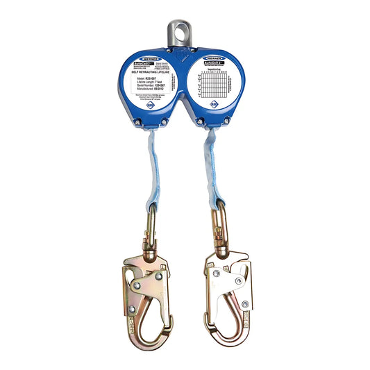 R231007 Autocoil 2 7Ft Dual Leg Web Self-Retracting Lifeline R231007-2205