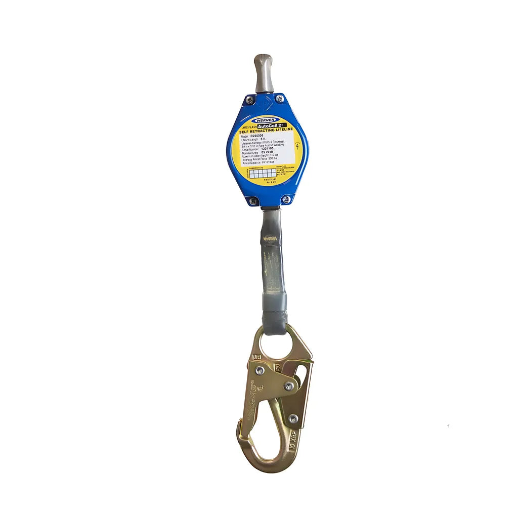 R290006 Autocoil 2 6Ft Arc Flash Self-Retracting Lifeline R290006-2207