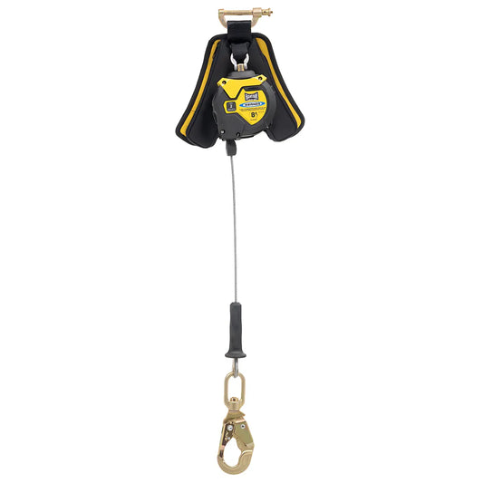 R410008Le-R 8Ft Bantam Self-Retracting Lifeline W/Aluminum Rebar Hook, Leading Edge Capability R410008LE-R-2210