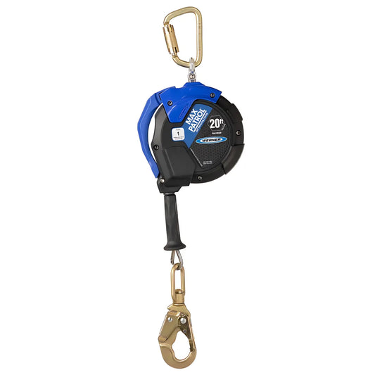 R410020 20Ft Max Patrol Self-Retracting Lifeline, Galvanized Cable R410020-2212
