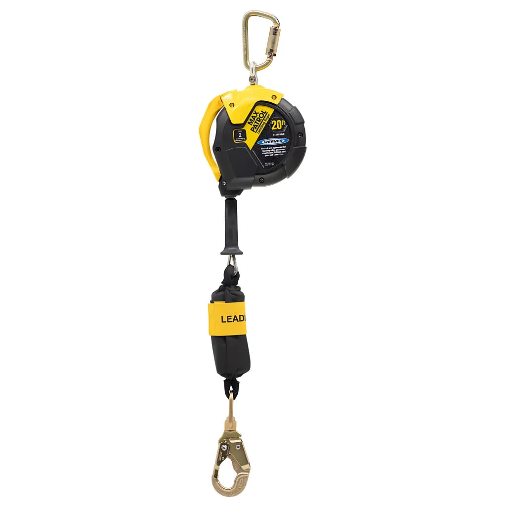 R410020Le 20Ft Max Patrol Self-Retracting Lifeline, Leading Edge Capability R410020LE-2213