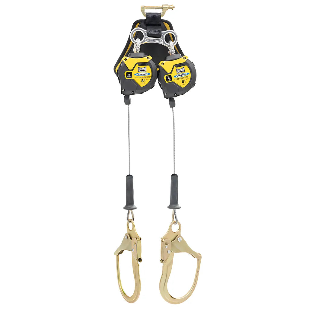 R413008Le-Sr 8Ft Bantam Twin Leg Leading Edge Self-Retracting Lifeline W/Steel Form Hook R413008LE-SR-2222