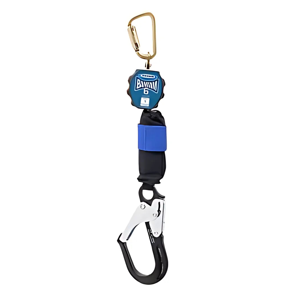 R430006-R 6Ft Bantam Web Self-Retracting Lifeline W/Aluminum Rebar R430006-R-2227