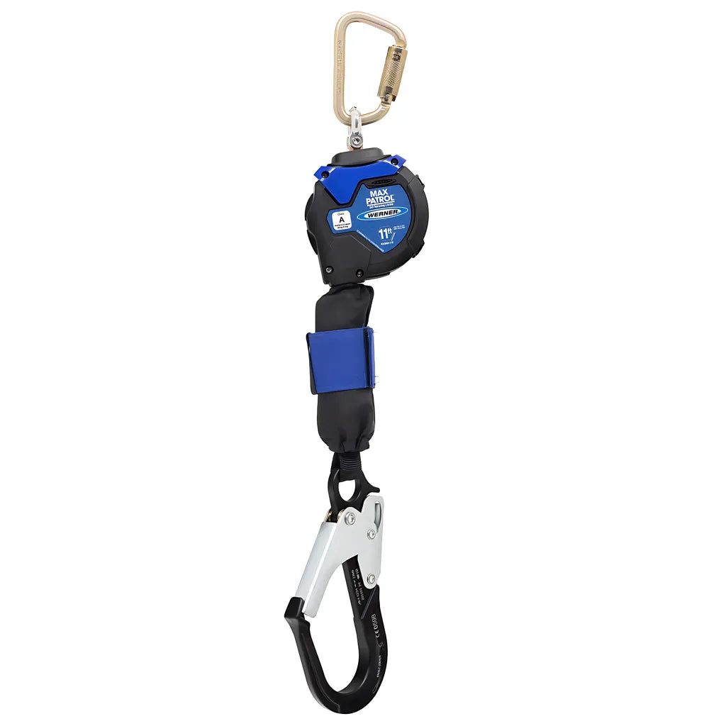 R430011-R 11Ft Max Patrol Self-Retracting Lifeline W/Aluminum Rebar R430011-R-2231