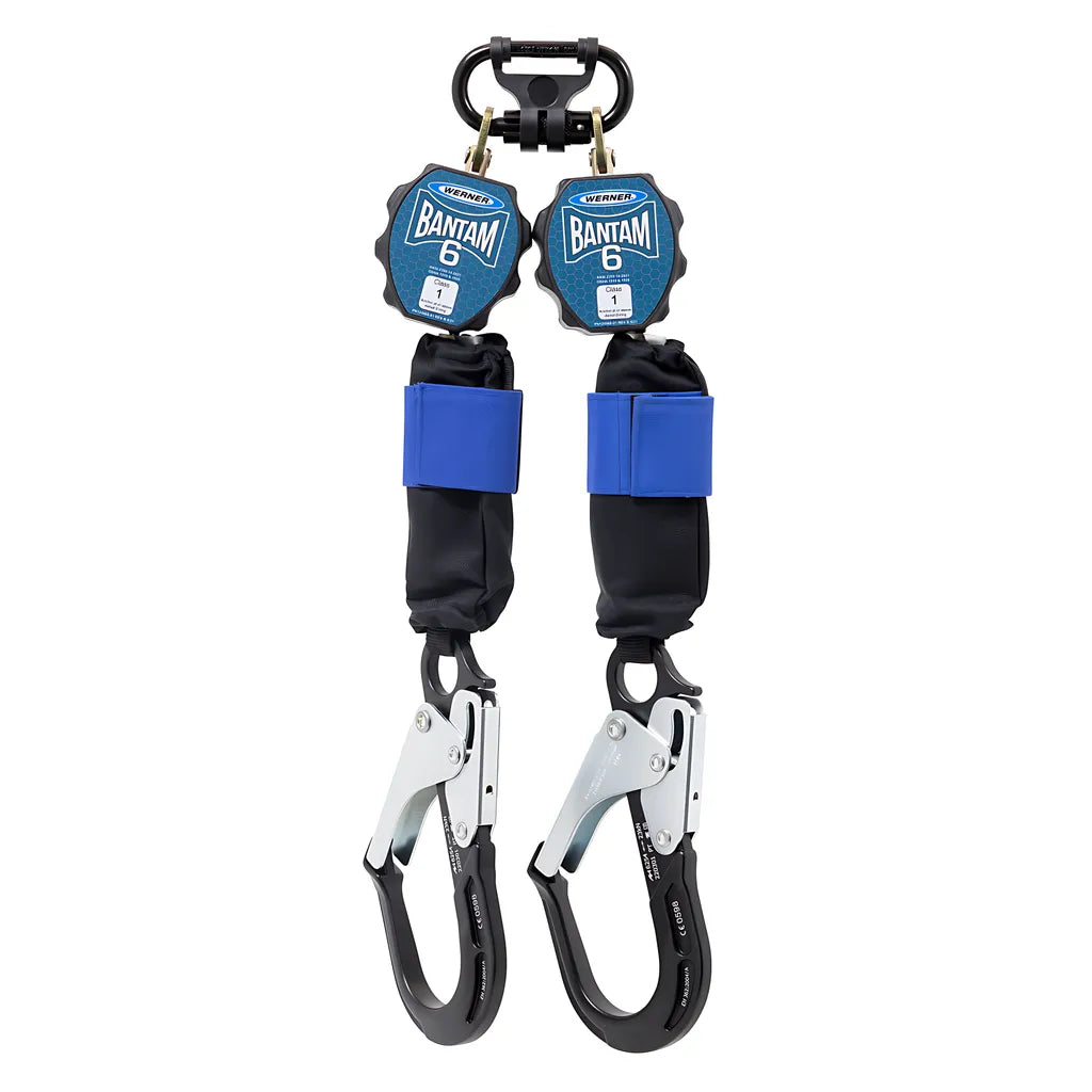 R431006-R 6Ft Bantam Web Self-Retracting Lifeline W/Aluminum Rebar R431006-R-2235