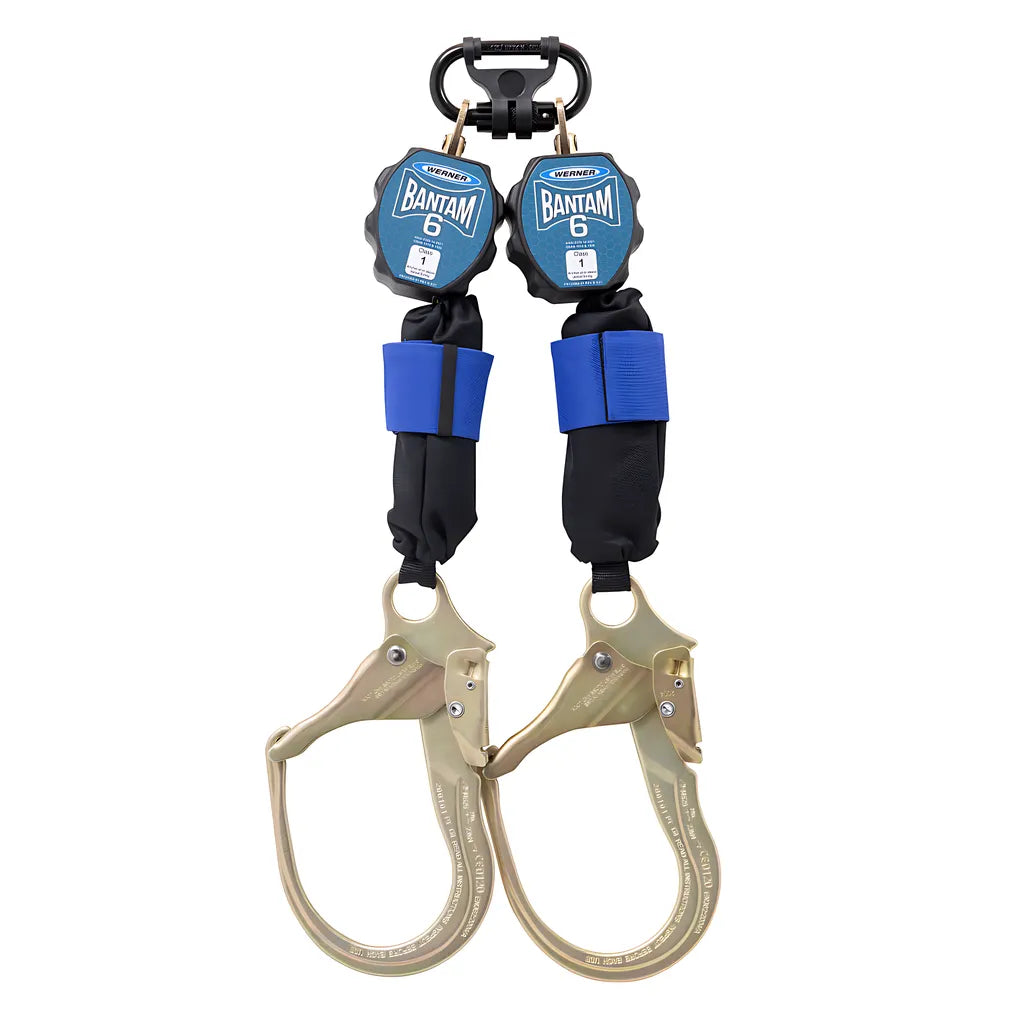 R431006-Sr 6Ft Bantam Twinleg Self-Retracting Lifeline W/Steel Rebar R431006-SR-2233