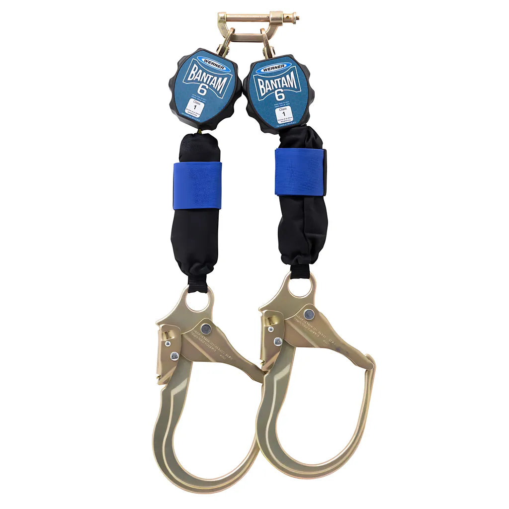 R433006-Sr 6Ft Bantam Twinleg Web Self-Retracting Lifeline W/Steel Form Hook R433006-SR-2245