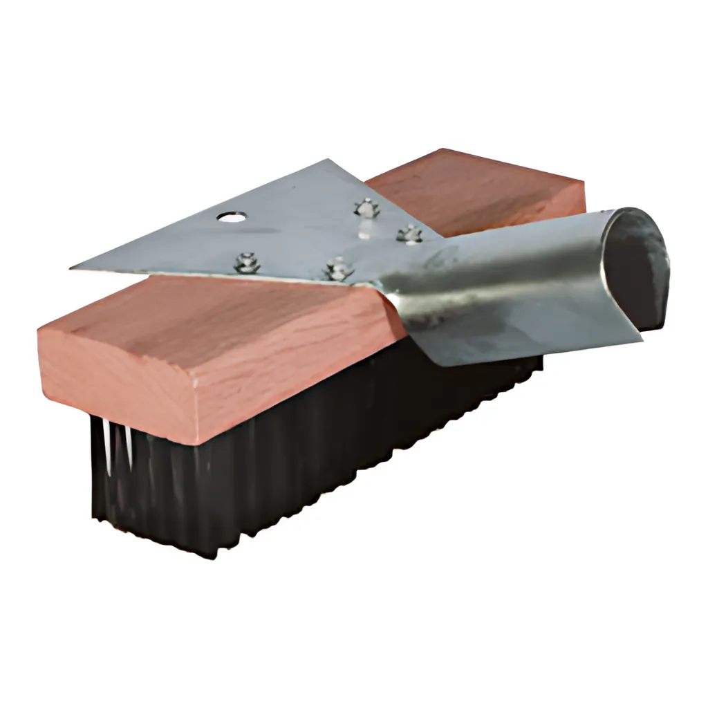 Marshalltown Wire Brush With Scraper. 7-1/8" X 2-1/4", 1-9/16 Trim-RED704210-48