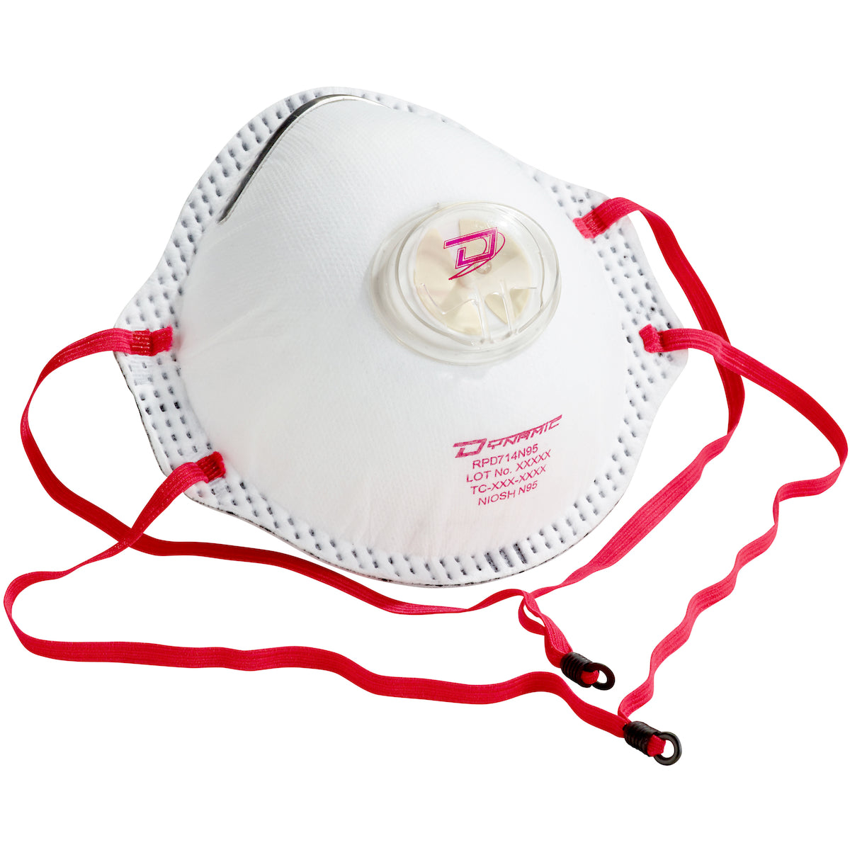 Dynamic 270-RPD714N95 Deluxe N95 Disposable Respirator with Valve - 10 Pack