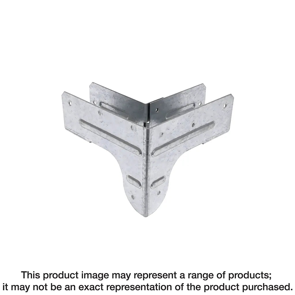 Rtc 14-Gauge Zmax® Galvanized Rigid Tie® Corner For 4X, 4X4 Post (Pack Of 12)-RTC44-SP4901-5265