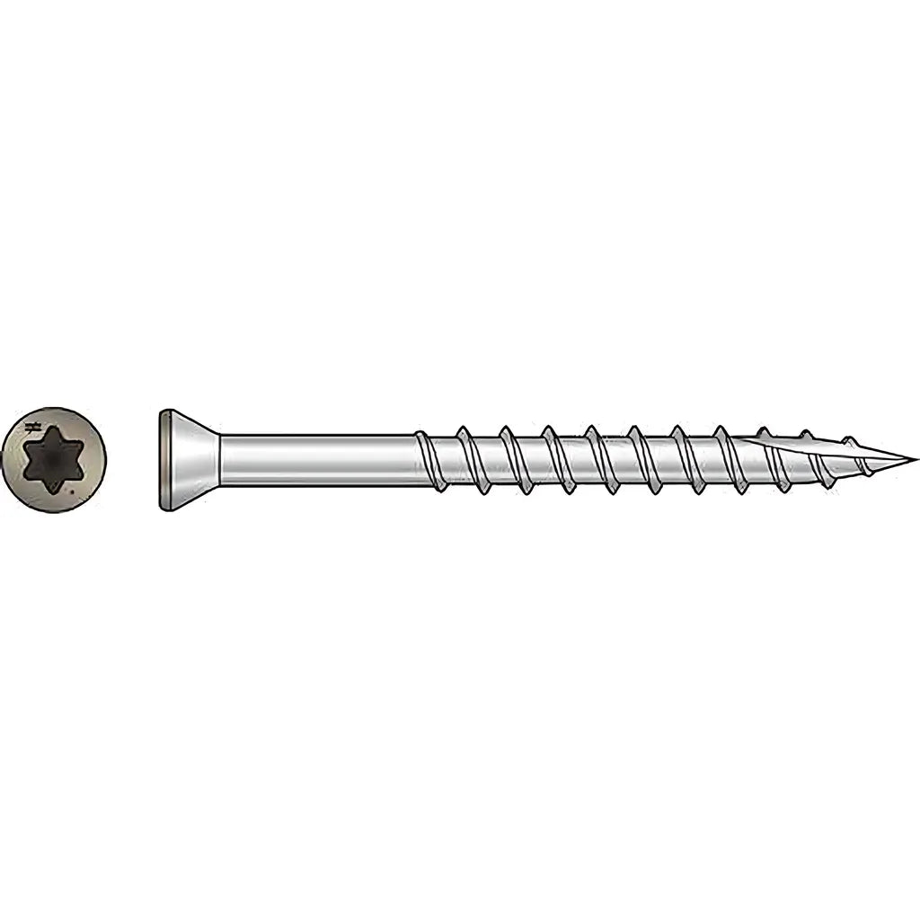 Trim-Head Screw, 6-Lobe Drive - #7 X 2-1/4 In. T15 Type 305, Tan (350-Qty)-S07225FTPTN-SP5752-6166