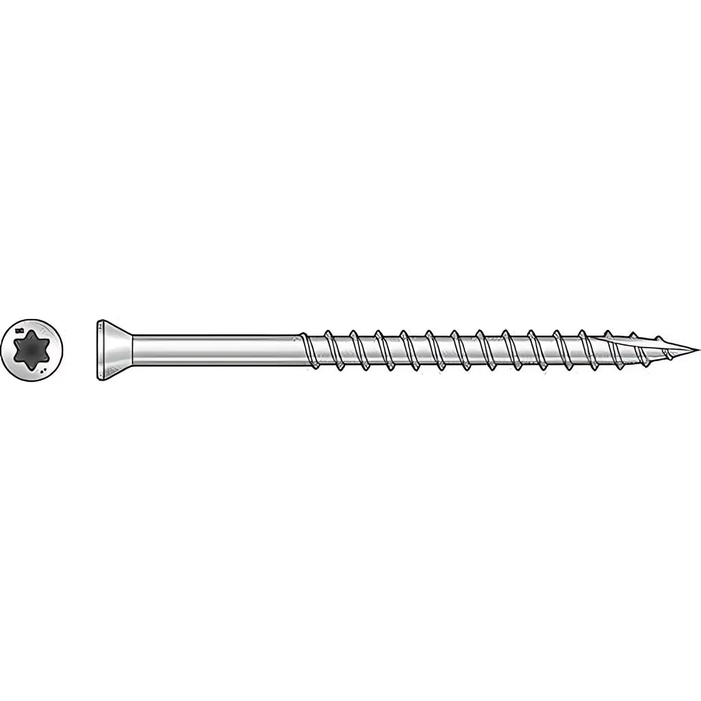 Trim-Head Screw, 6-Lobe Drive - #7 X 3 In. T-15 Type 305 (1 Lb.) (Pack Of 10)-S07300FT1-SP980-1132