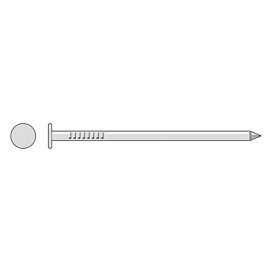 Common Nail, Smooth Shank - 3 In. X .148 In. Type 304 Stainless Steel (25 Lb.)-S10CNB-SP8687-9253