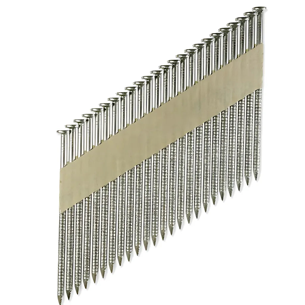 31°34° Paper Tape, Clipped Head, Ring-Shank Nail - 2-3/8 In. Type 304 (1000-Qty)-S12A237T31-SP4537-4886