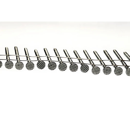 15° Wire Coil, Full Round Head, Ring-Shank Siding Nail - 2-1/4 In. Type 304 (900-Qty) (Pack Of 4)-S13A225SNBP-SP9354-9952