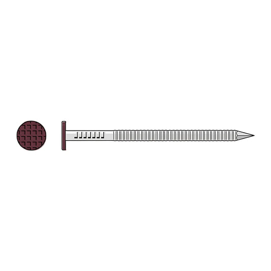 Painted Siding Nail - 3-1/2 In. X .120 In. Type 304 Stainless Steel, Redwood (1 Lb.) (Pack Of 10)-S16SNDR1-SP8795-9367