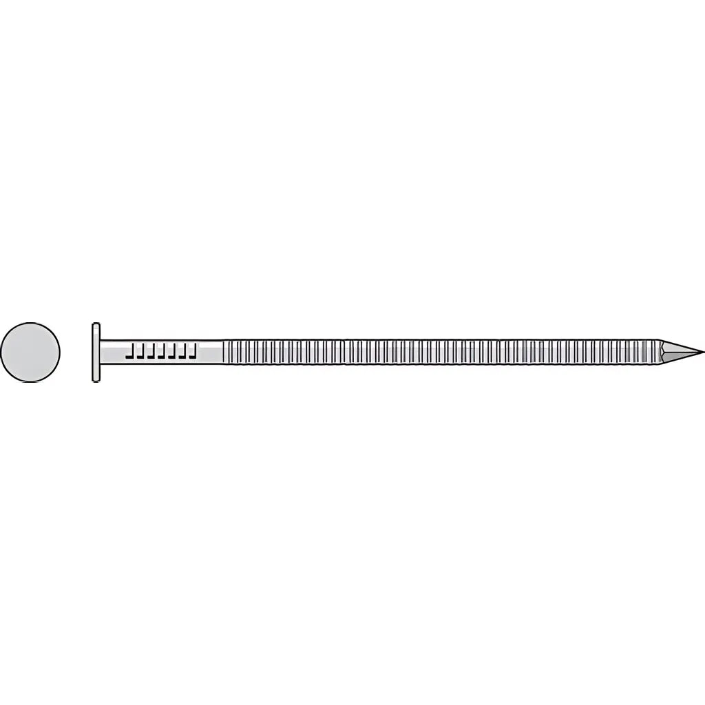 Common Nail, Annular Ring Shank - 4 In. X .203 In. Type 304 Stainless Steel (5 Lb.) (Pack Of 6)-S20ACN5-SP9321-9917