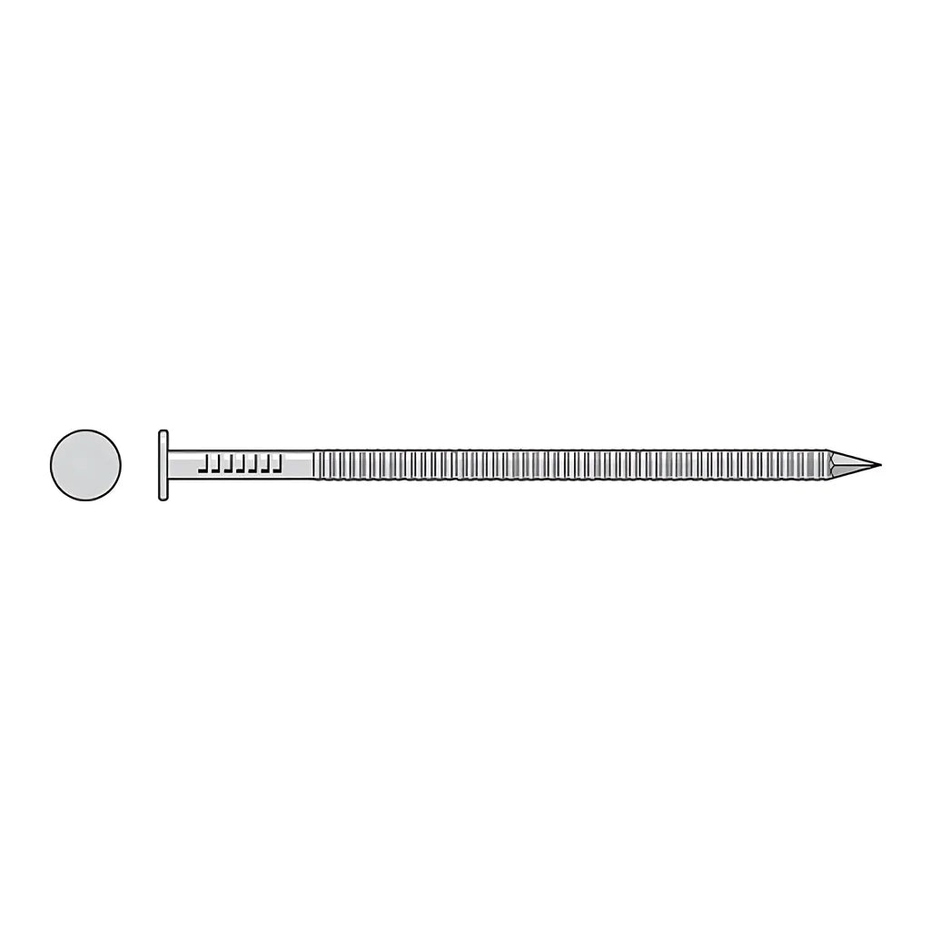 Common Nail, Annular Ring Shank - 1-1/4 In. X .083 In. Type 304 Stainless Steel (1 Lb.) (Pack Of 10)-S3ACN1-SP41-125