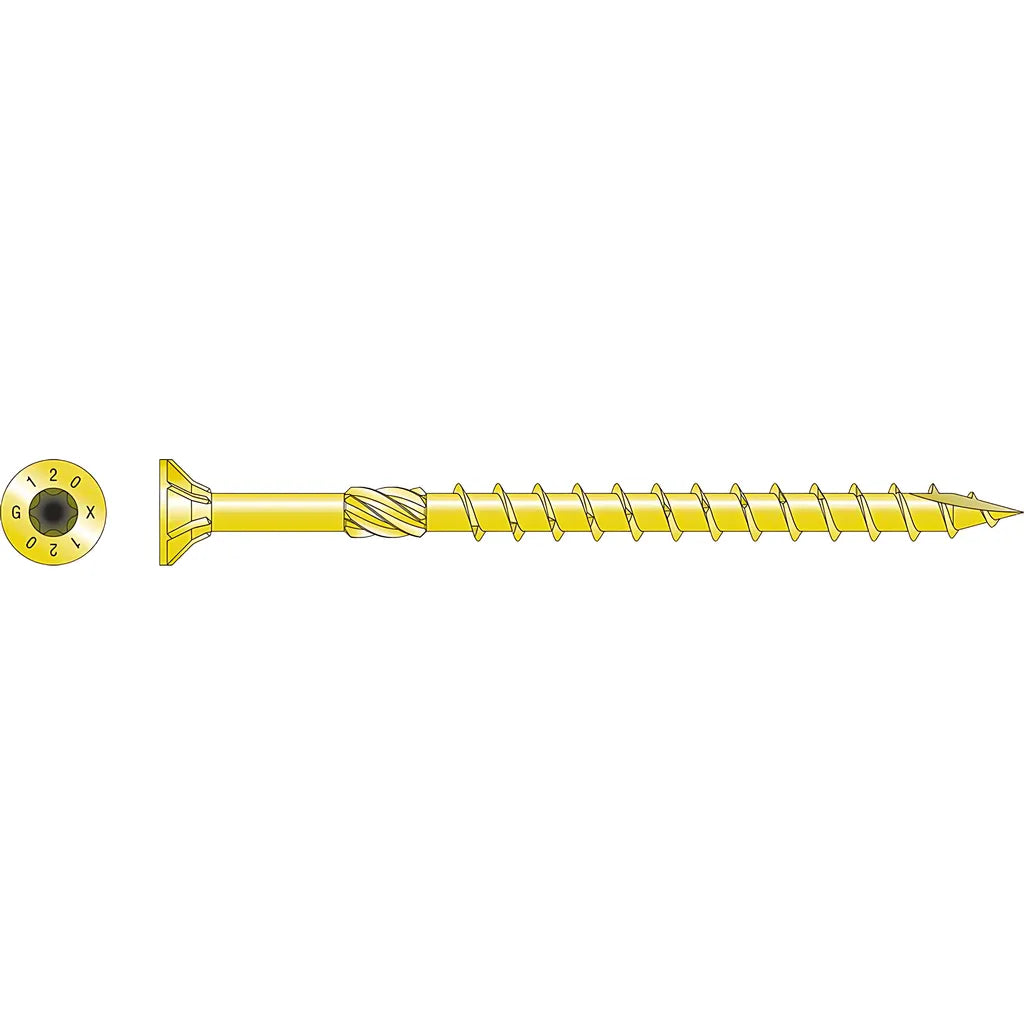 Strong-Drive® Sdcp Timber-Cp Screw - 0.315 In. X 4-3/4 In. T40, Yellow Zinc (50-Qty)-SDCP22434-R50-SP1496-1680