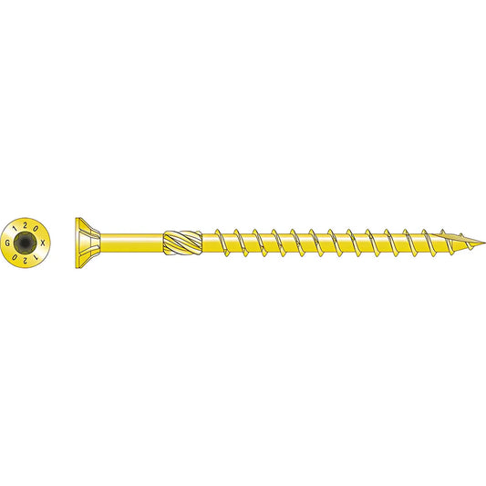 Strong-DriveĀ® Sdcp Timber-Cp Screw - 0.315 In. X 4-3/4 In. T40, Yellow Zinc (50-Qty) (Pack Of 6)-SDCP22434-R50-SP9038-9621