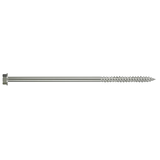 Strong-Drive® Sdwh Timber-Hex Ss Screw - 0.276 In. X 8 In. 1/2 Hex, Type 316 (10-Qty)-SDWH27800SS-R10-SP163-264