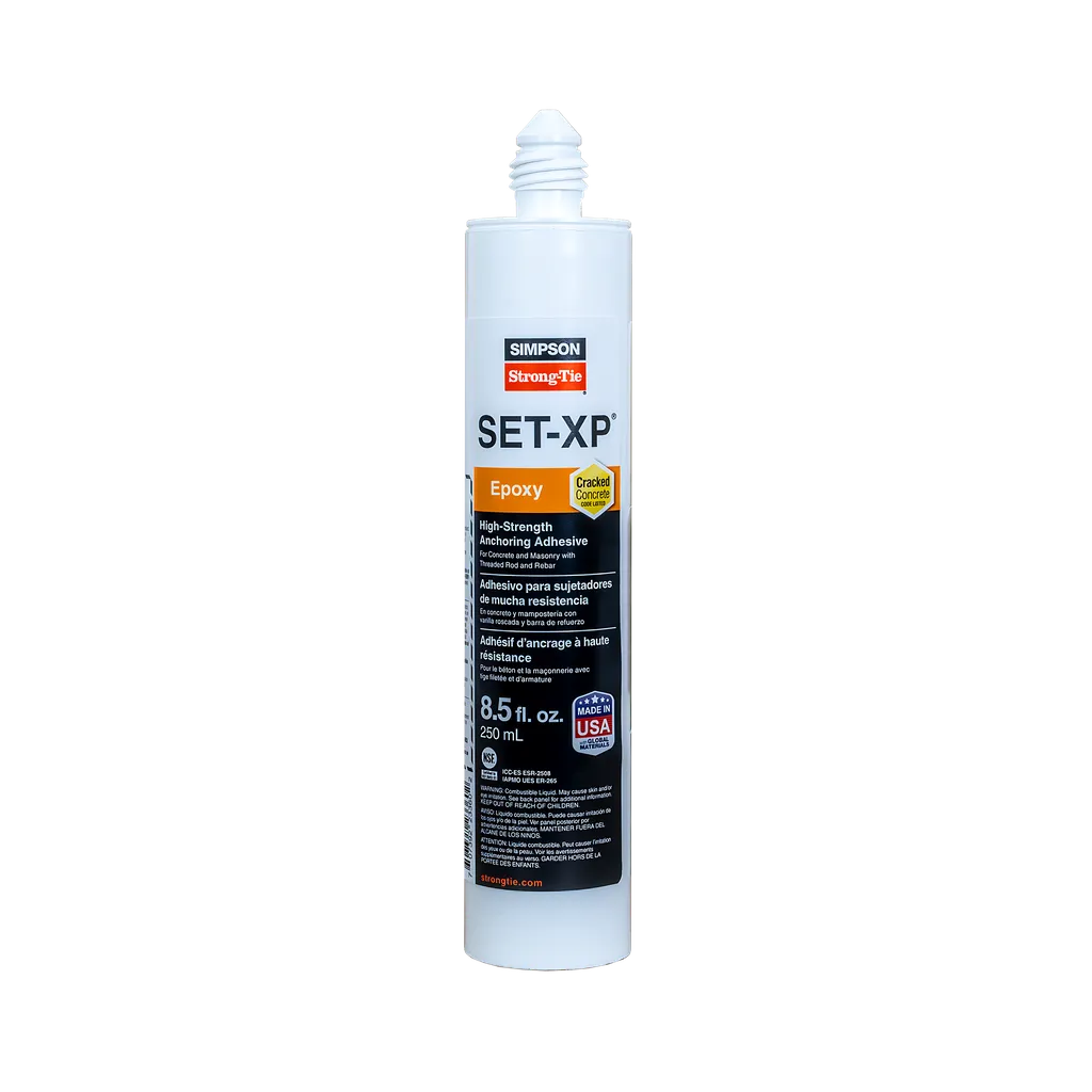 Set-Xp® 8.5-Oz. High-Strength Epoxy Adhesive Cartridge W/ 1 Nozzle And Extension (Pack Of 12)-SET-XP10-SP6366-6809