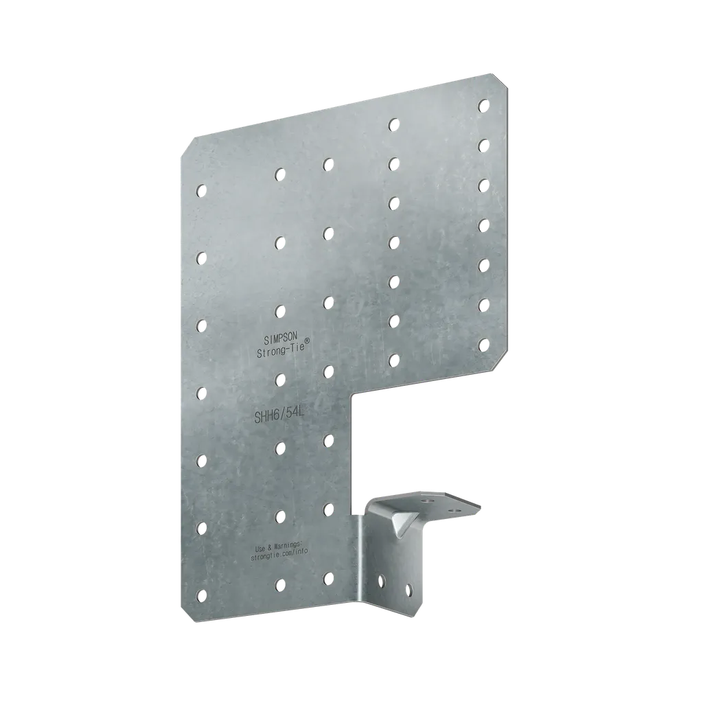 Shh 7-3/16 In. X 5-5/8 In. 54-Mil Galvanized Steel Header Hanger (24-Qty)-SHH6-54-KT24-SP8863-9437