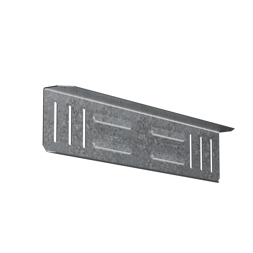 Ssb 3-1/2 In. X 18 In. Bypass Framing Slide-Clip Strut Connector W/ Screws (25-Qty)-SSB3-518-KT-SP8662-9226