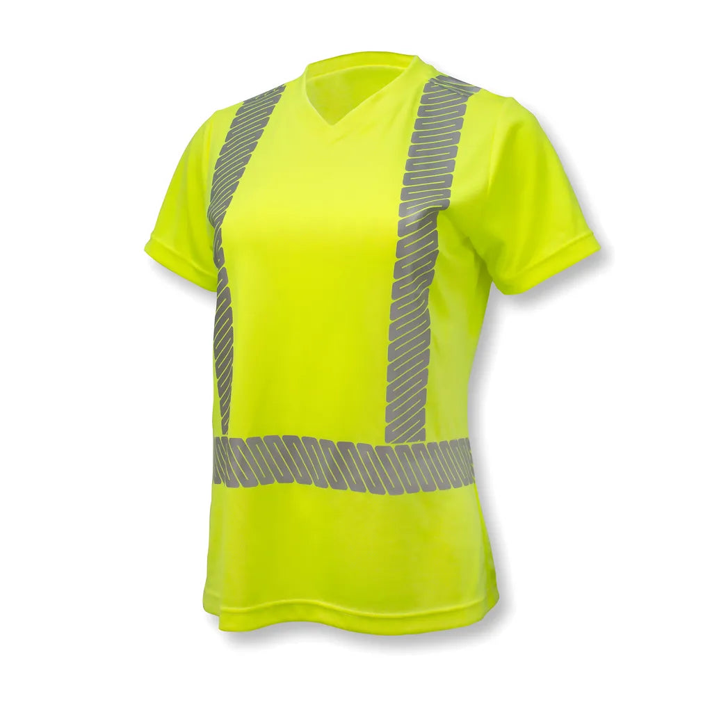 Radians ST11W Class 2 High Visibility Women's Safety T-Shirt with Max-Dri