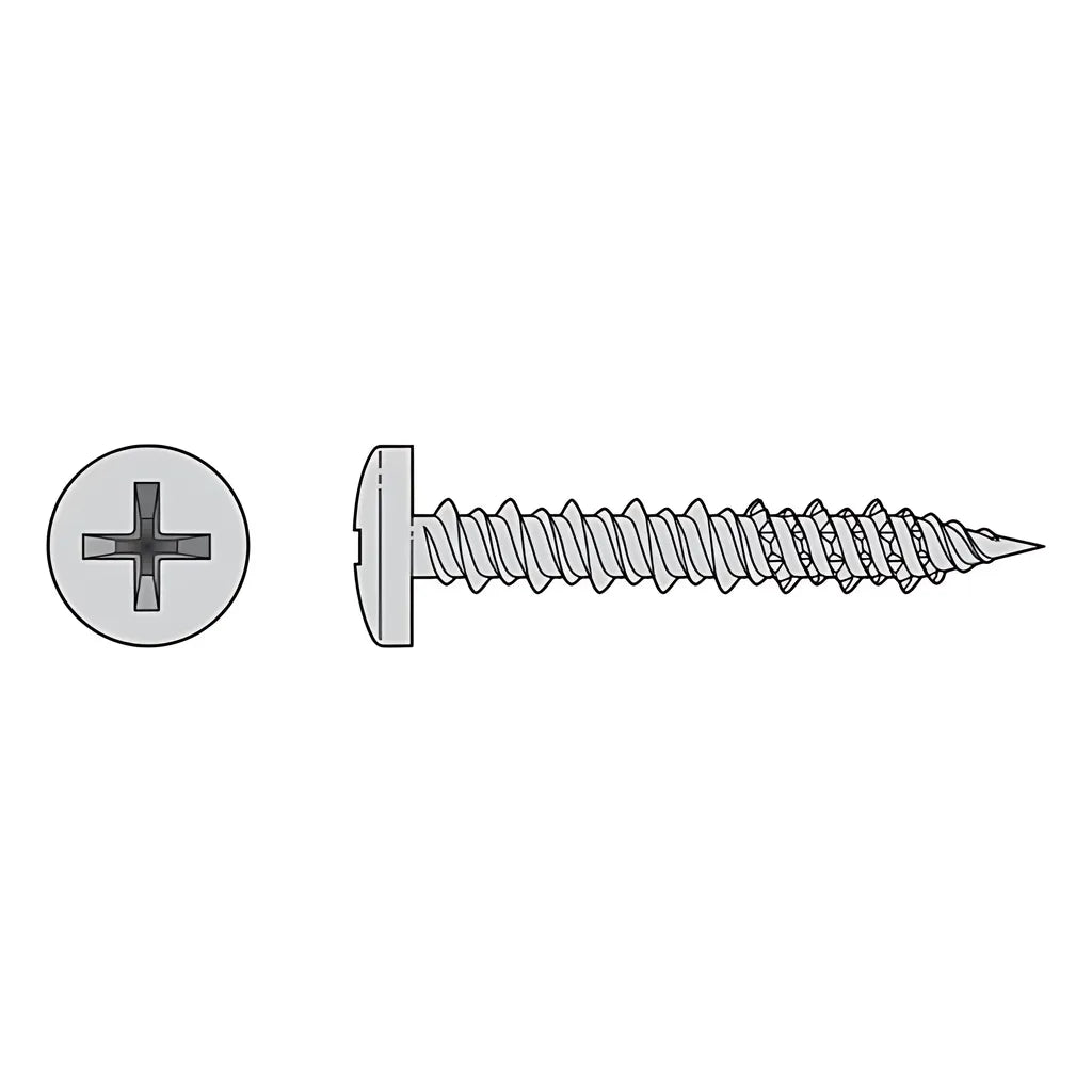 Marine Screw, Pan Head - #6 X 1/2 In. #2 Phillips Drive, Type 316 (100-Qty) (Pack Of 10)-T06J050PXC-SP7597-8106