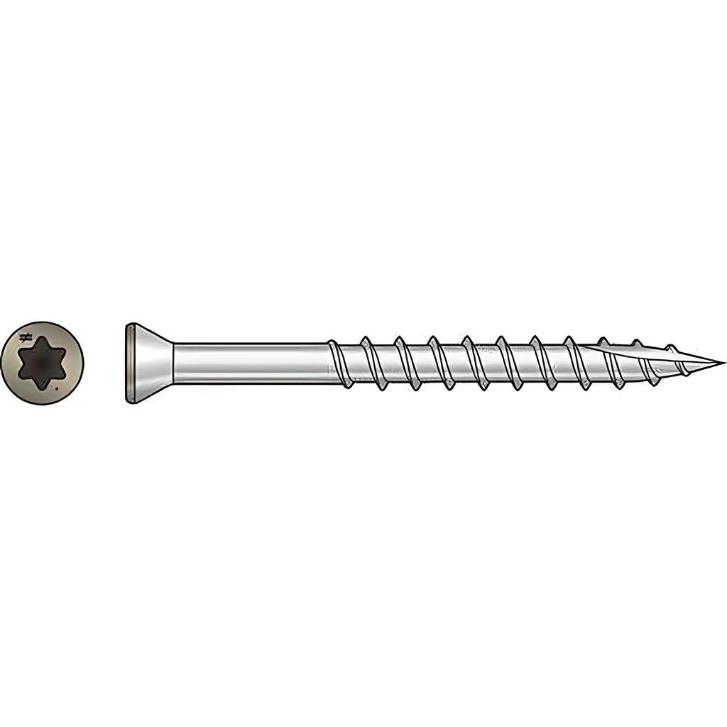 Trim-Head Screw, 6-Lobe Drive - #7 X 2-1/4 In. T-15 Type 316, Tan (350-Qty)-T07225FTPTN-SP127-225