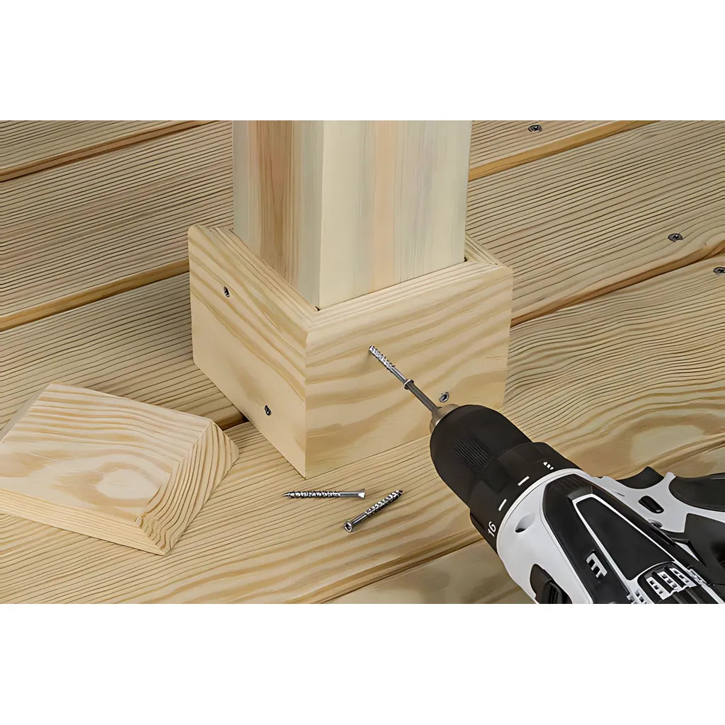 Deck-Drive Dwp Wood Ss Screw - #7 X 3 In. T-15, Trim Head, Type 316 (1750-Qty)-T07300WPB-SP33-116