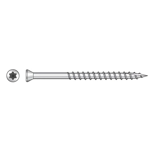 Trim-Head Screw, 6-Lobe Drive - #8 X 2-1/2 In. T-15 Type 316 (1 Lb.)-T08250FT1-SP8451-9007