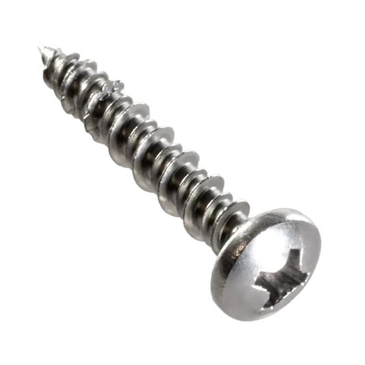 Marine Screw, Pan Head - #8 X 1 In. #2 Phillips Drive, Type 316 (100-Qty)-T08J100PXC-SP8775-9345