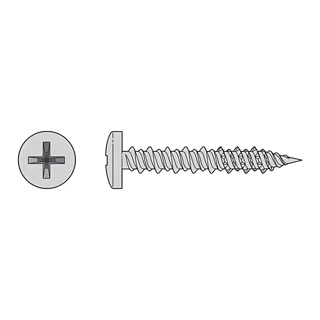 Marine Screw, Pan Head - #8 X 1-1/2 In. #2 Phillips Drive, Type 316 (100-Qty) (Pack Of 5)-T08J150PXC-SP5545-5949